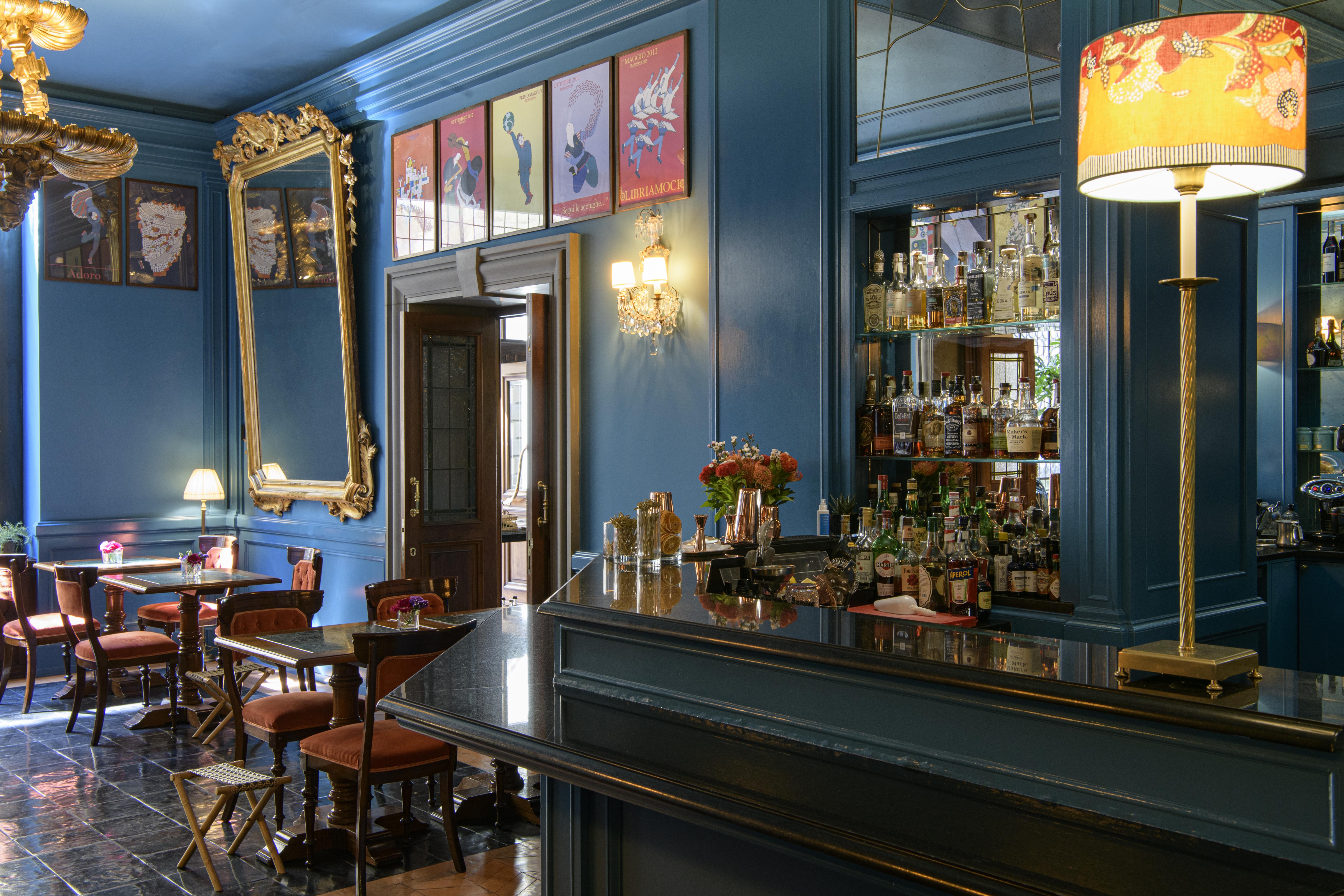 Helvetia&Bristol Firenze - Starhotels Collezione Ngoại thất bức ảnh The Blue Bar